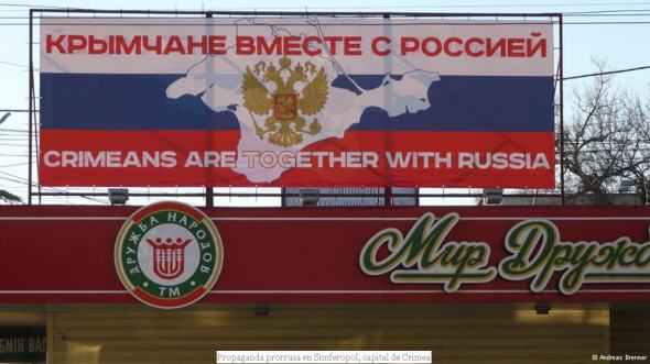 Crimea - Elecciones propaganda rusa